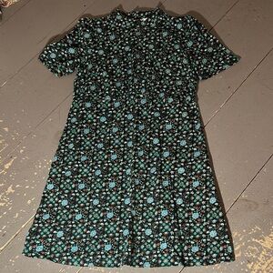 Boden floral print cotton mod mini dress